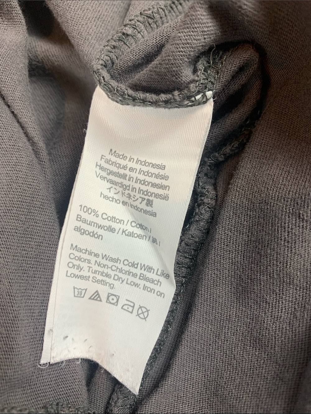 J Crew Factory Men’s Cotton Jogger Pajama Pants GUC Small Drawstring Waist Gray - Picture 5 of 15